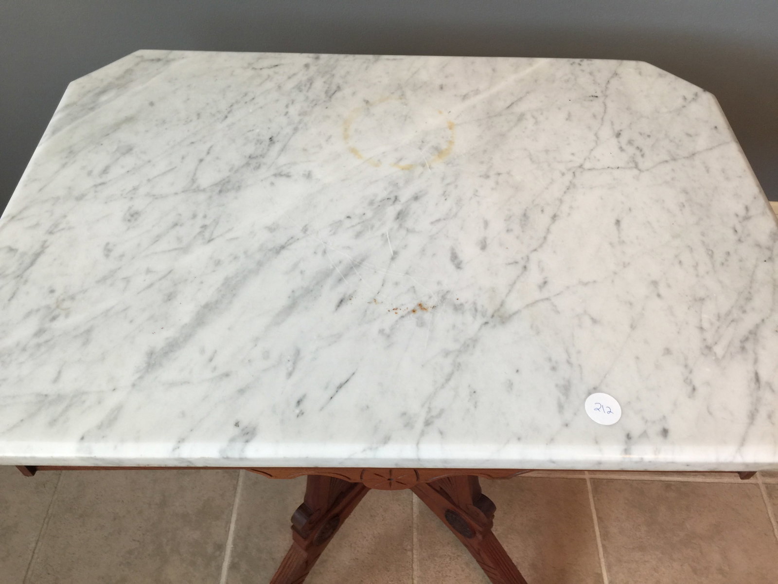 Marble Top Table - 2