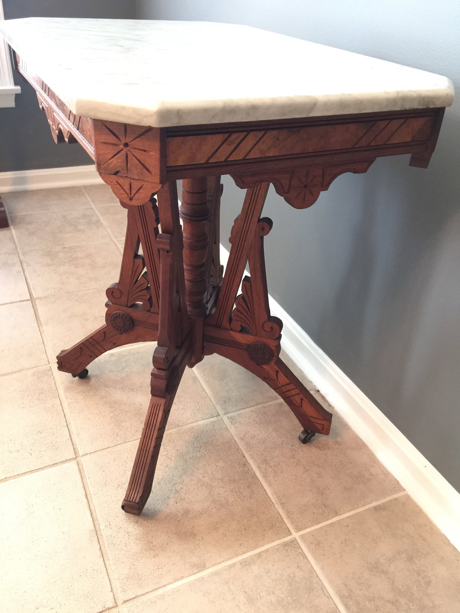 Marble Top Table - 3
