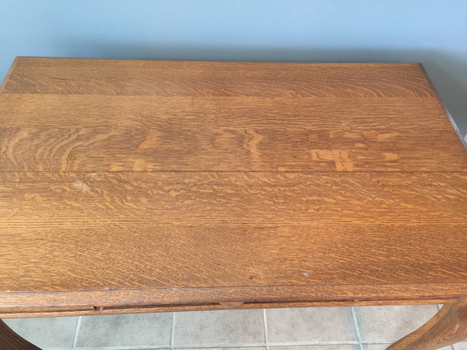Oak Library Table - 2
