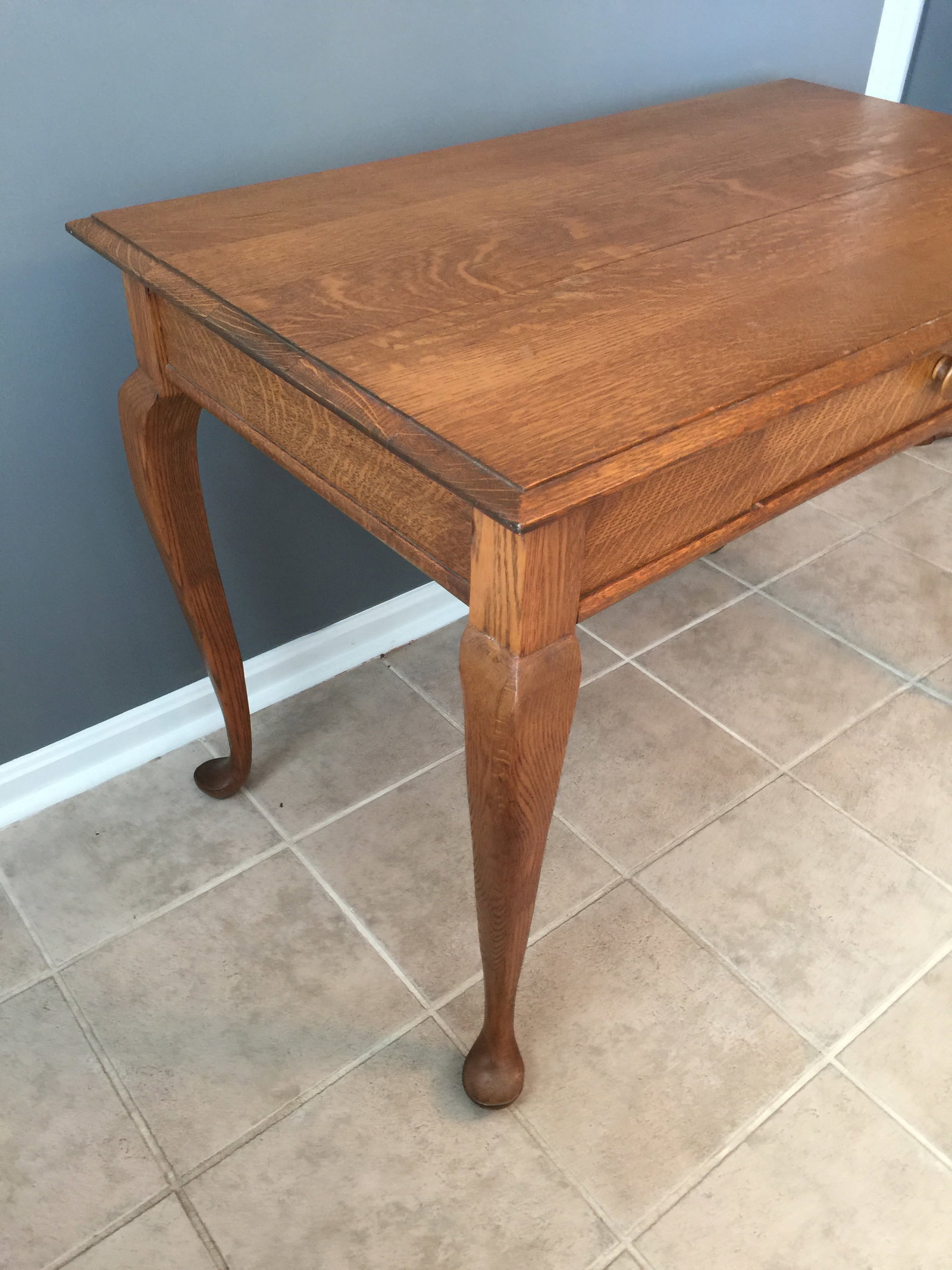 Oak Library Table - 3