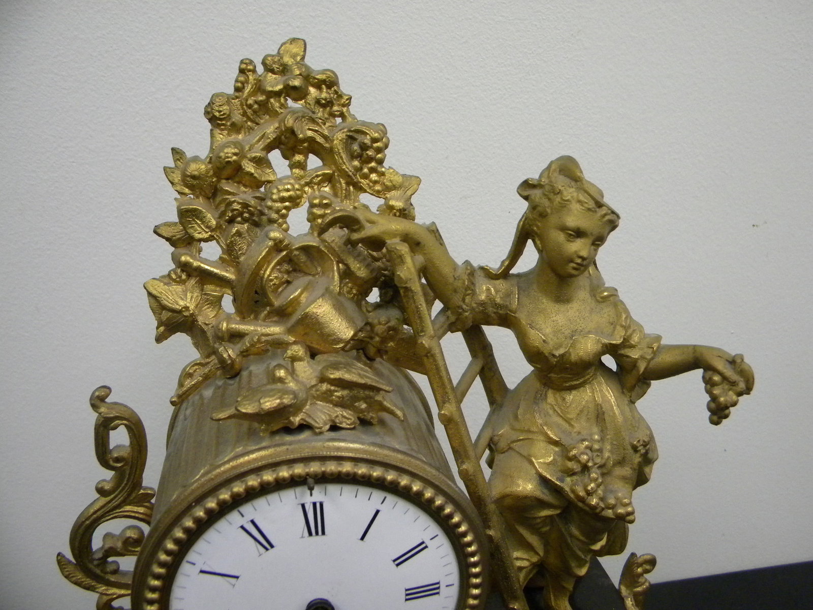French Figural Clock - 4