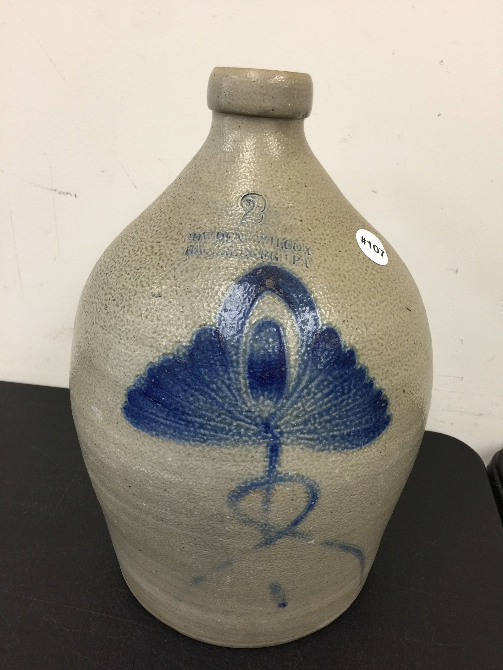 Cowden & Wilcox Two Gallon Cobalt Jug (1 of 4)