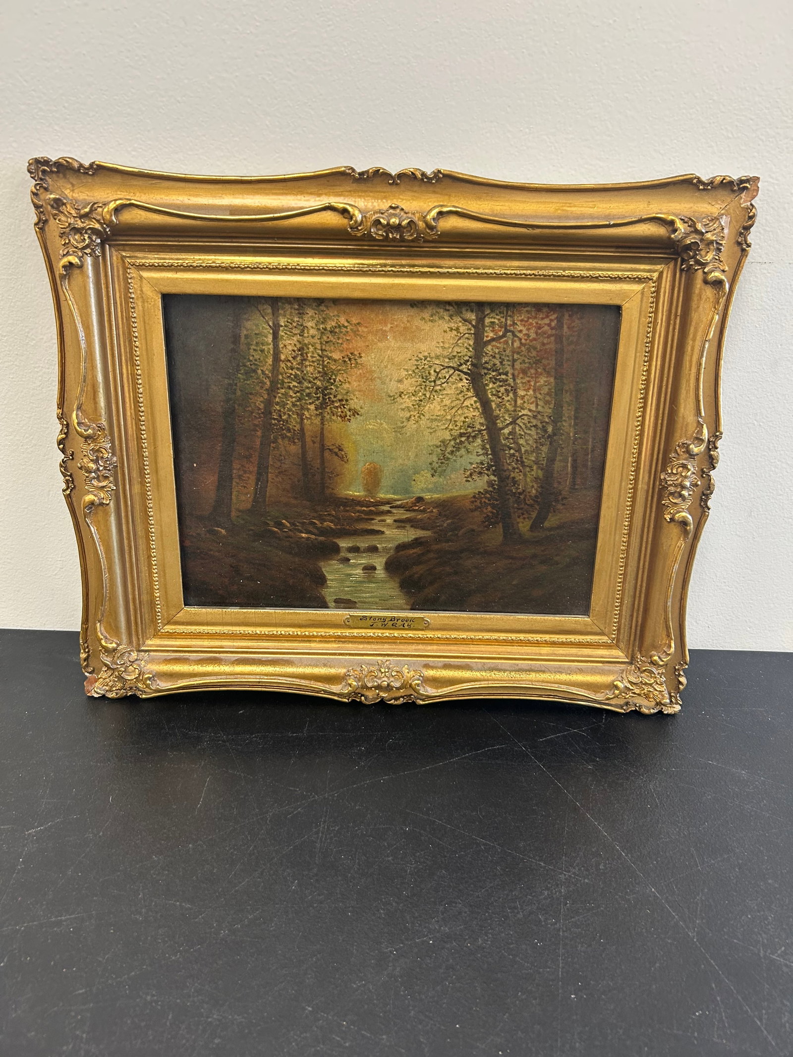 Antique J. W. Gay Oil Painting (1 of 4)
