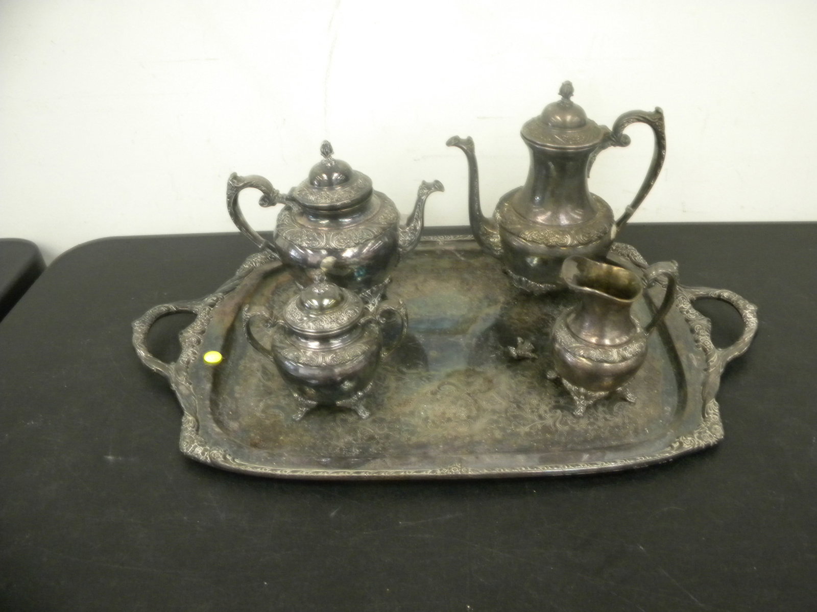 Antique Silverplated Tea Set (1 of 4)