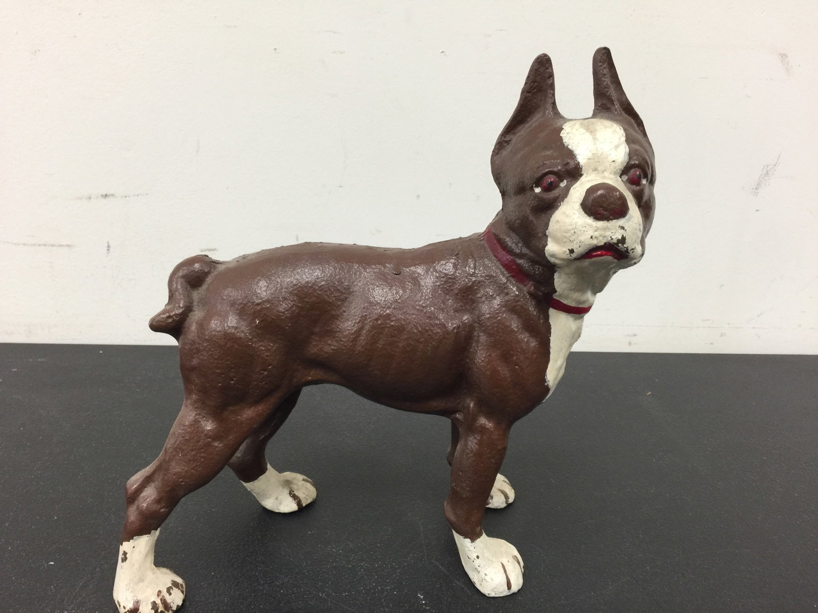 Cast Iron Boston Terrier Doorstop (1 of 3)