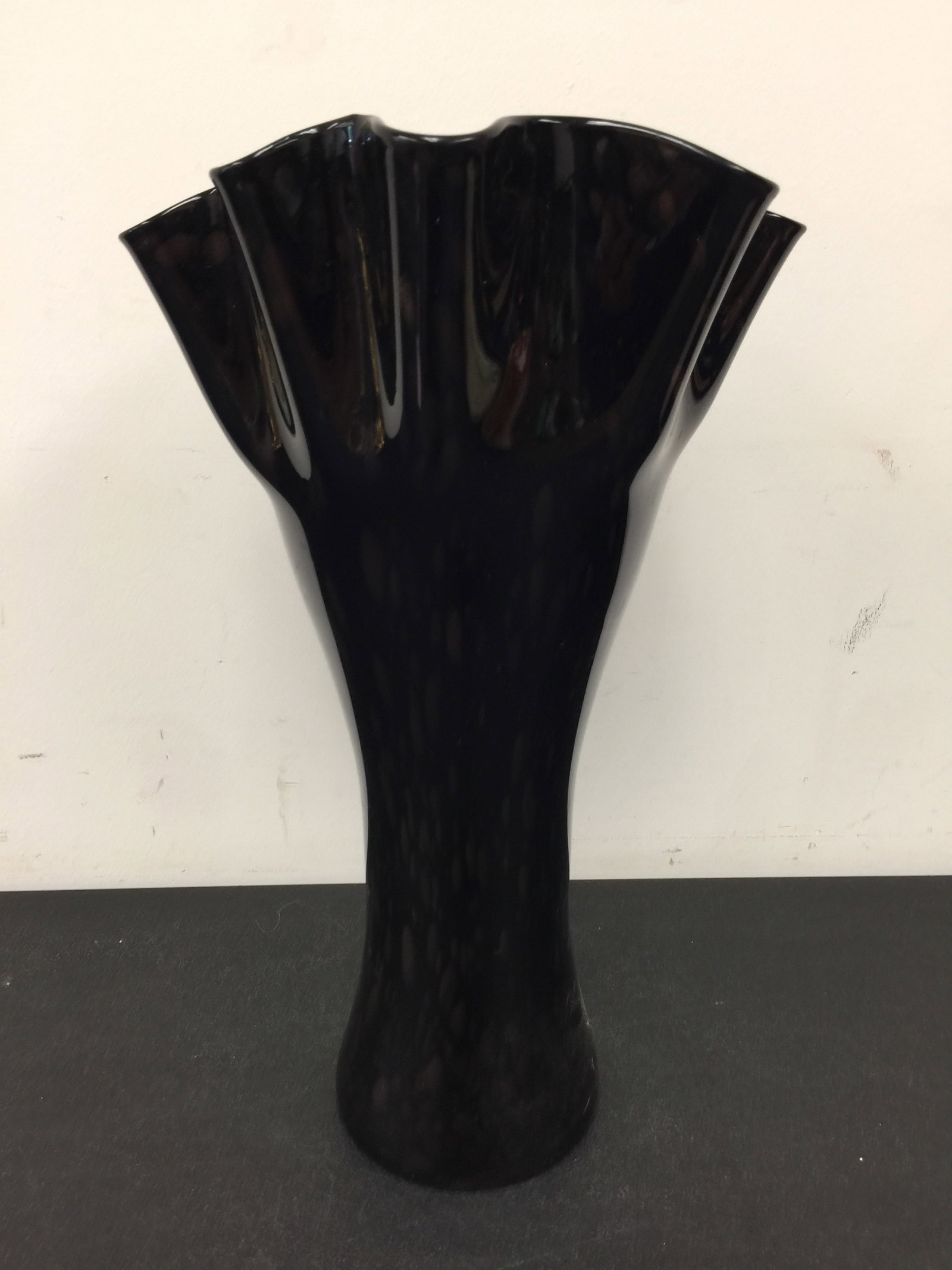Art Glass Vase: 16"H.