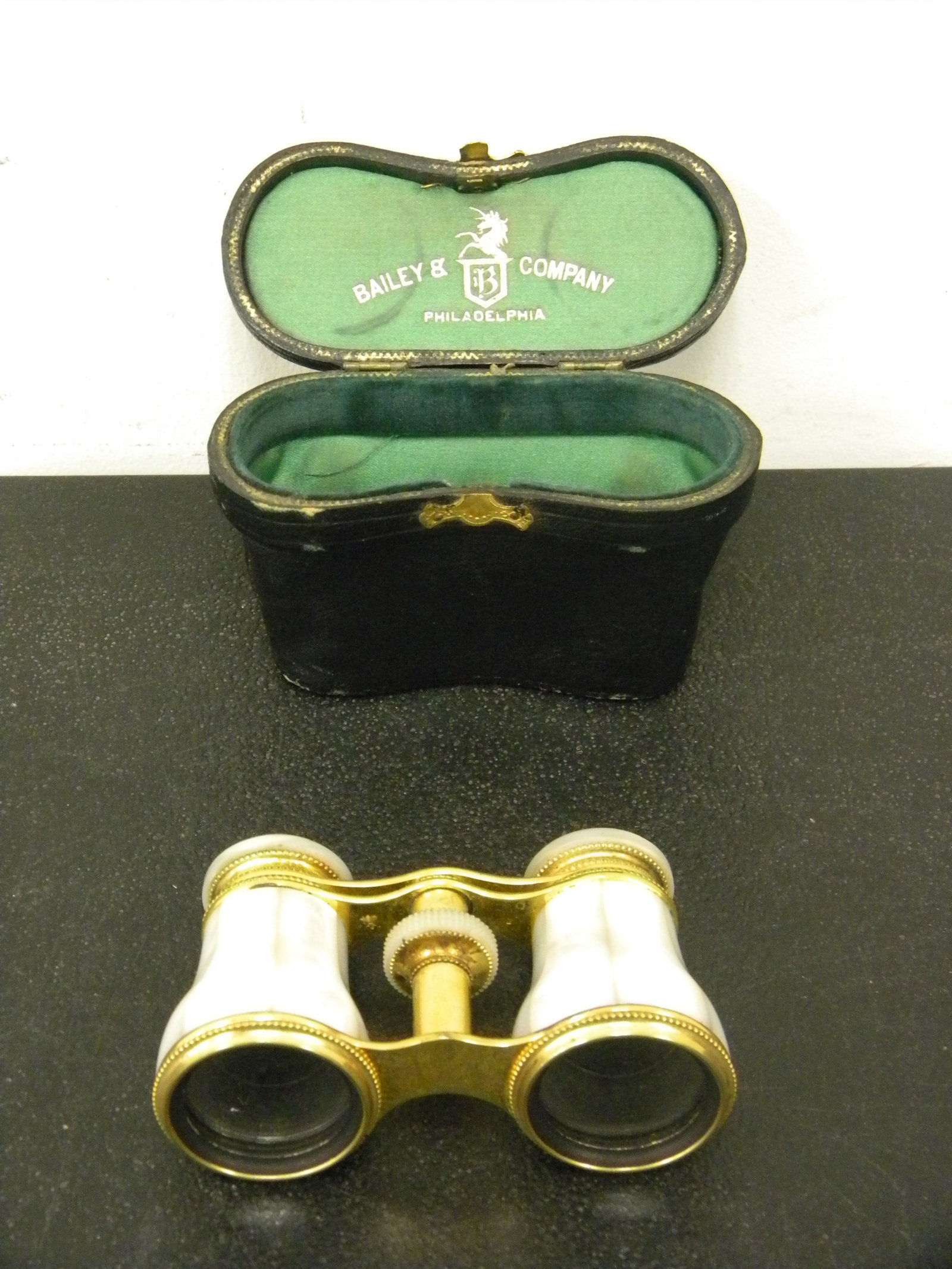 MOP Opera Glasses: signed bailey banks & biddle on lenses, has case.