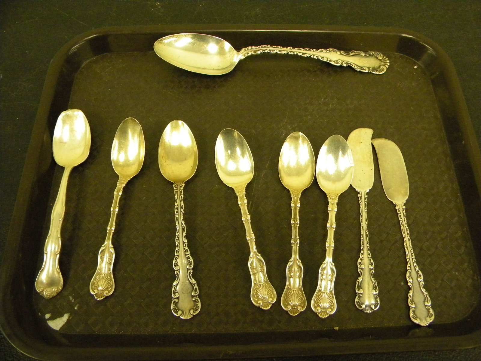 Sterling Spoons (9): 6.475ozt.