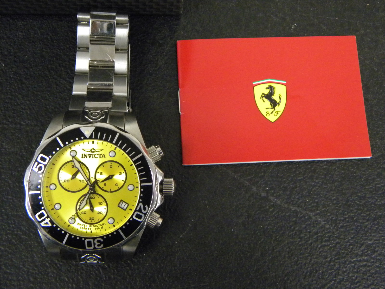Invicta Pro Diver Stainless Steel Watch: 11491, swiss chrono movement, water resistant 1000ft/300m.