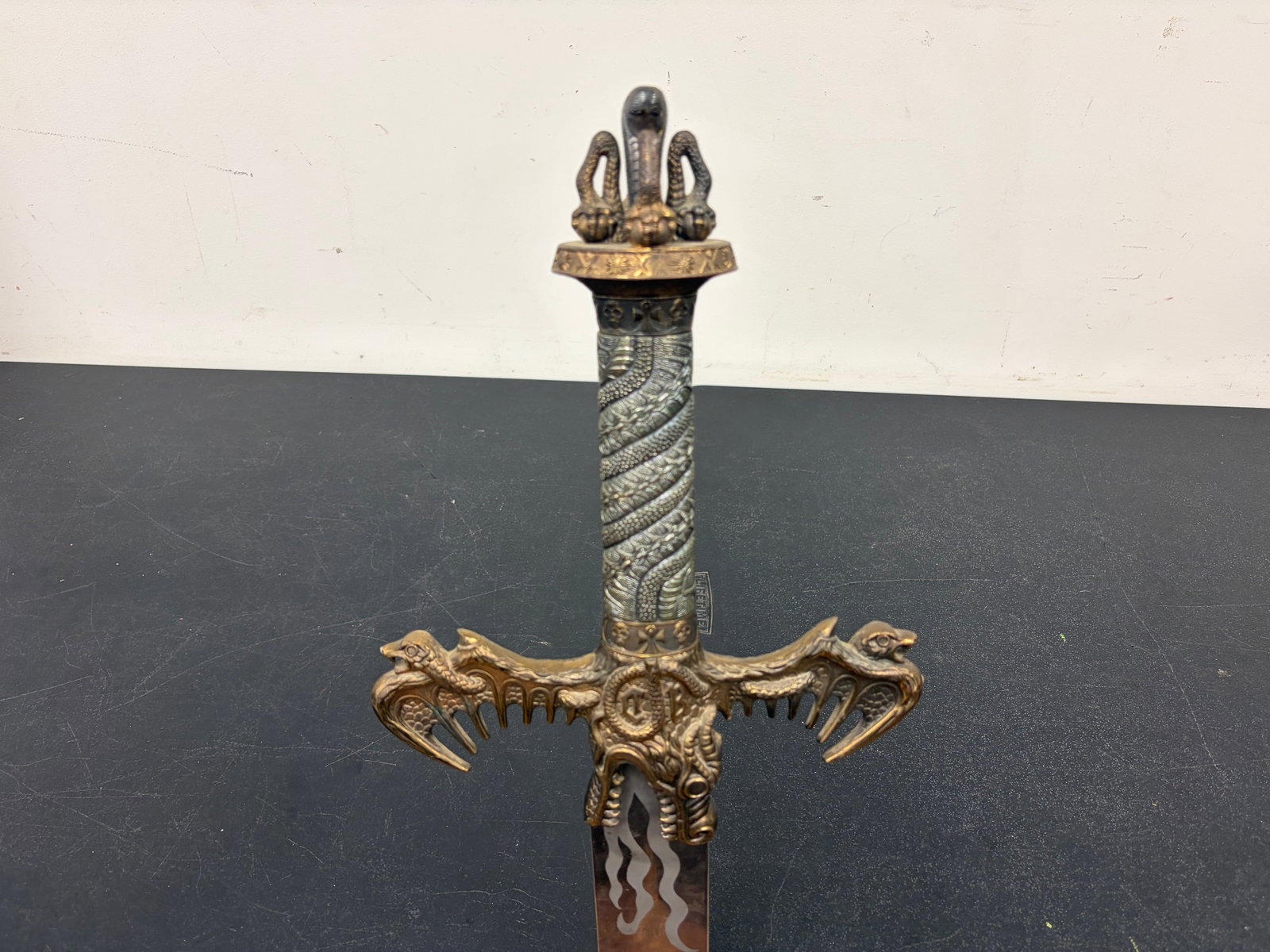 Barbarian Sword: Includes dagger on handle. 51" H.