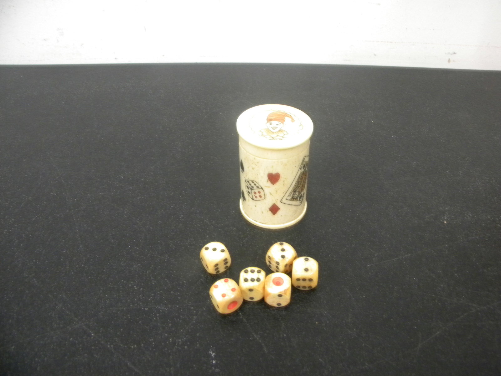 19thC Game Dice Set (1 of 4)