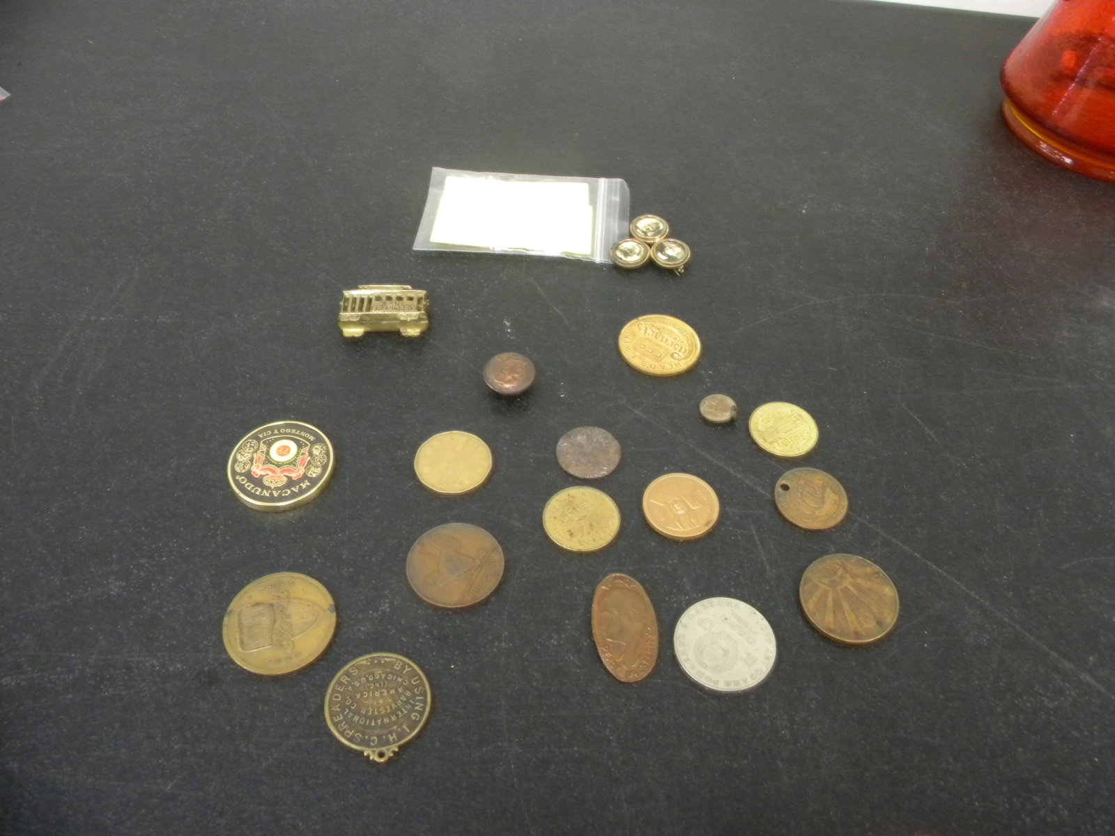 Tokens and Coins: canadian, russian and vintage emblems/coins, plus.