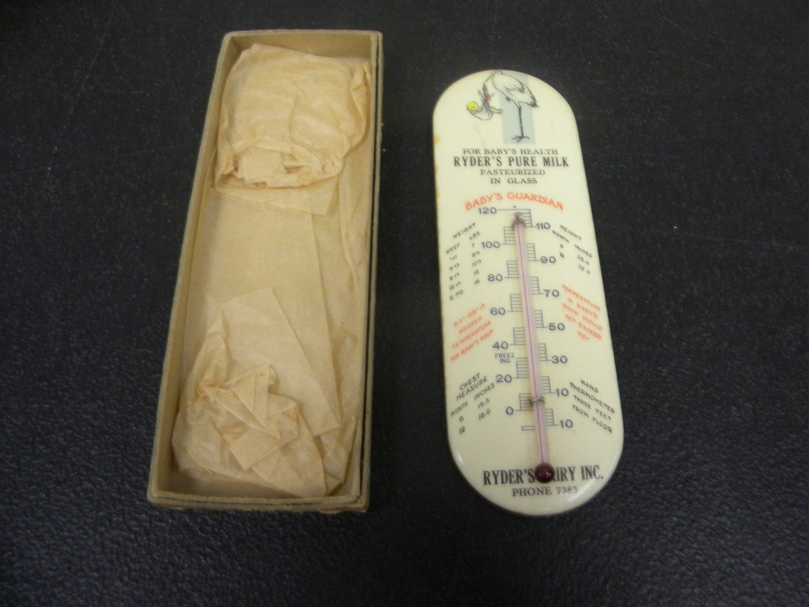 Celluloid ADV Thermometer (1 of 2)