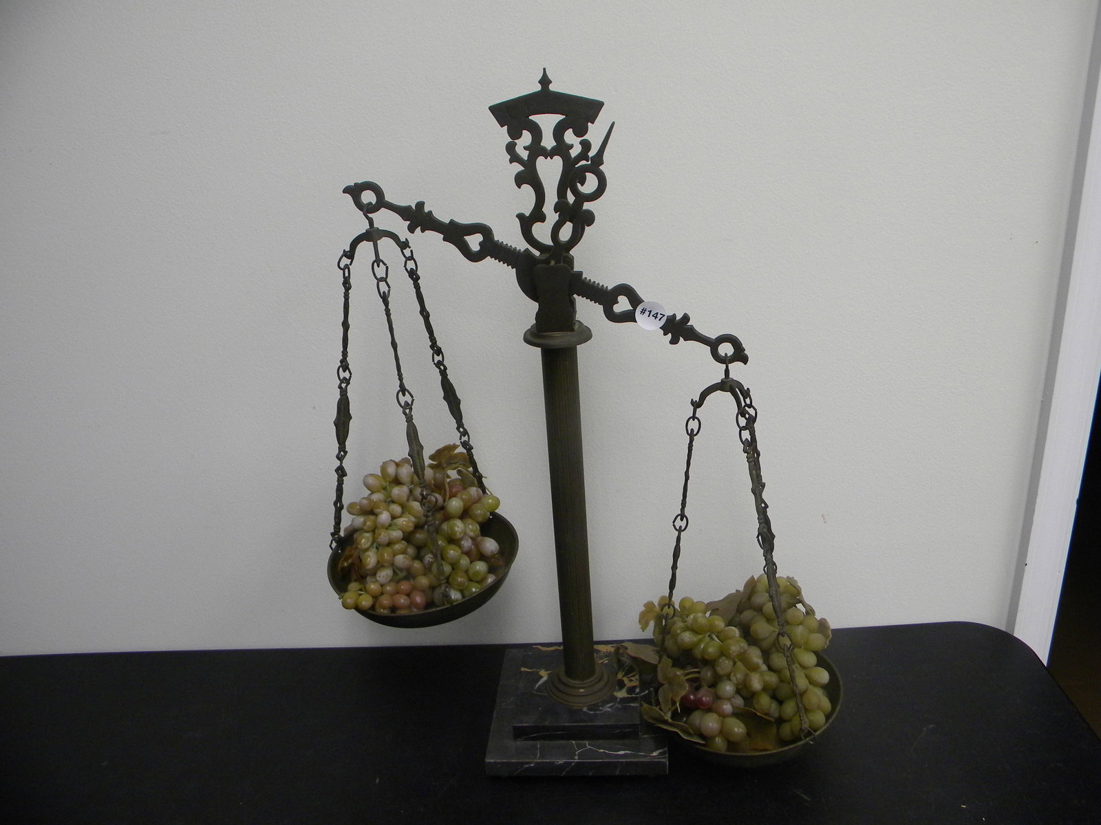 Marble and Brass Scale of Justice (1 of 3)