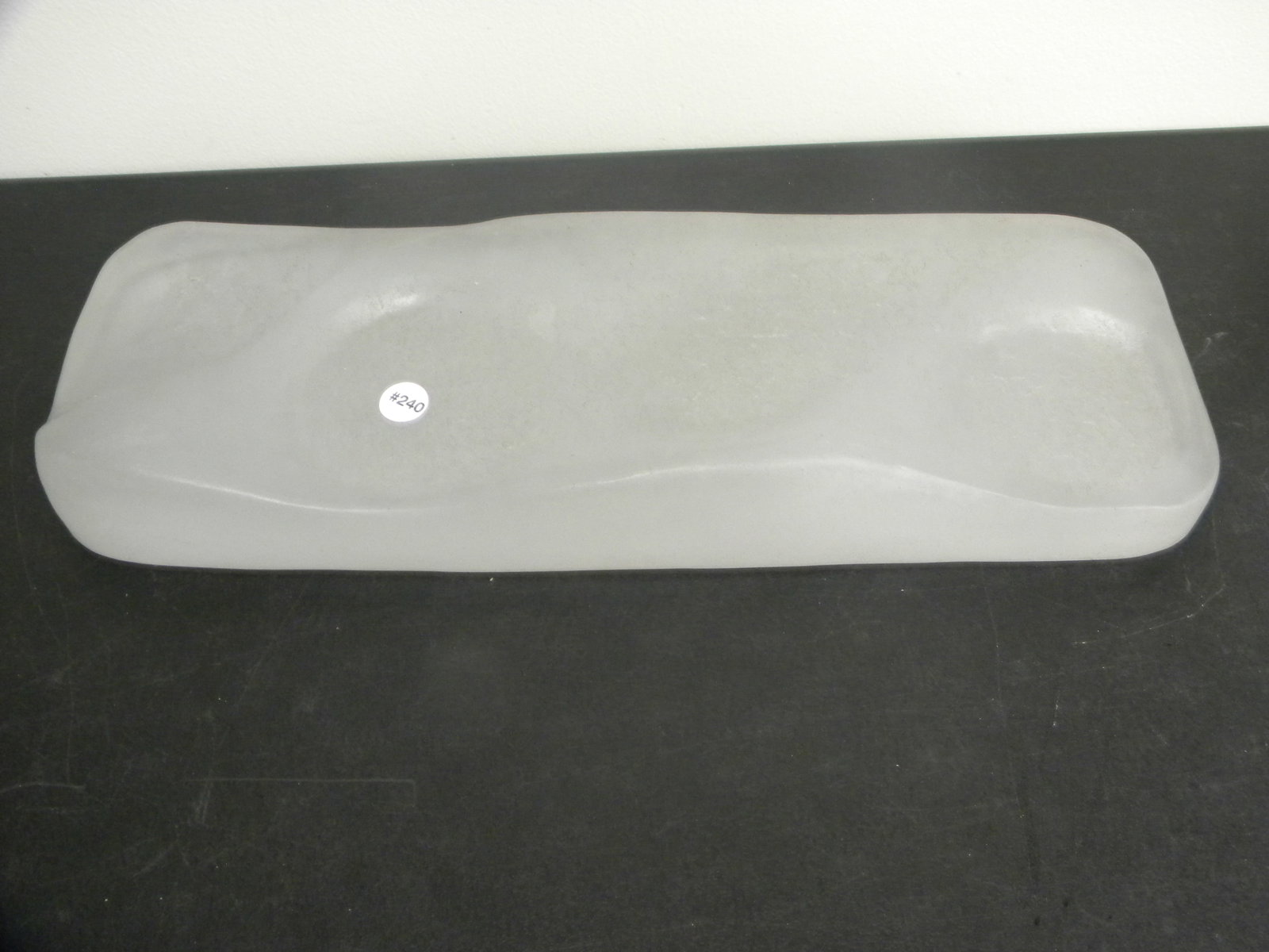 Daum French Signed Center Piece: 24"x8".
