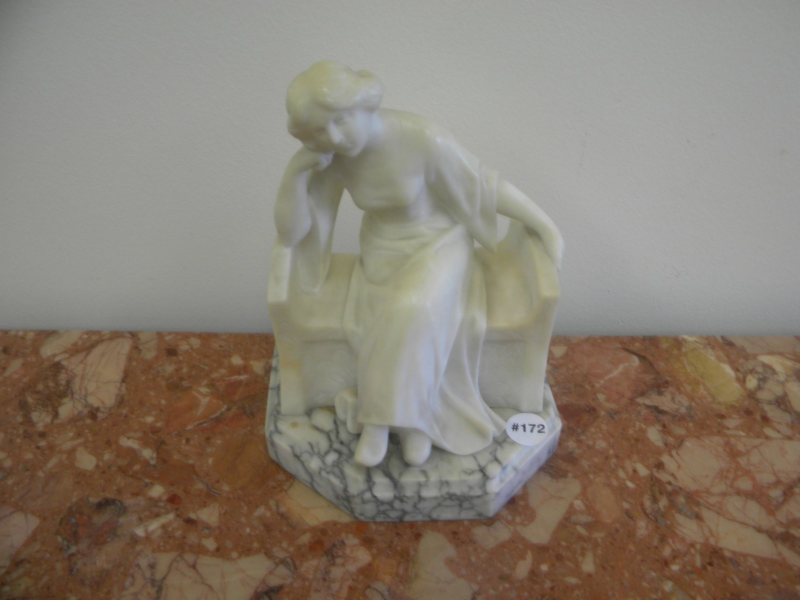 Antique Marble Carved Statuary (1 of 4)