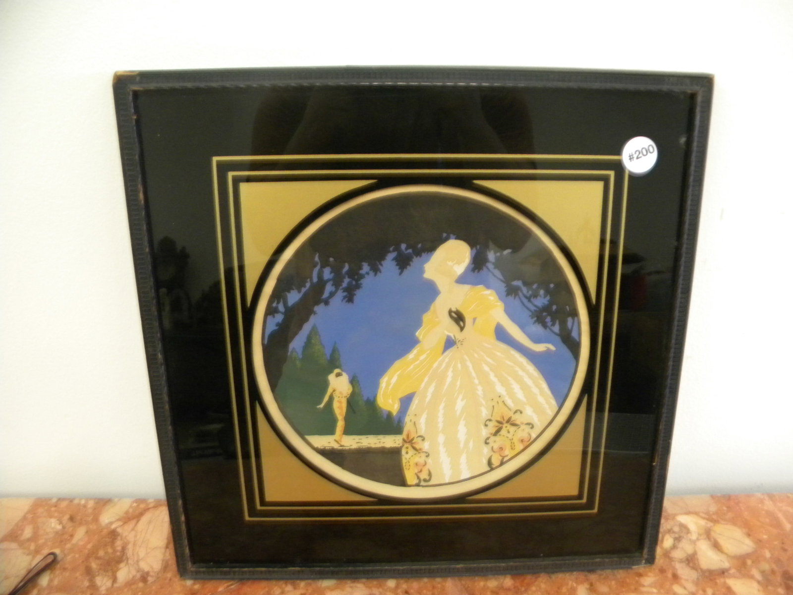 Art Deco Style Pochoi Print (1 of 2)
