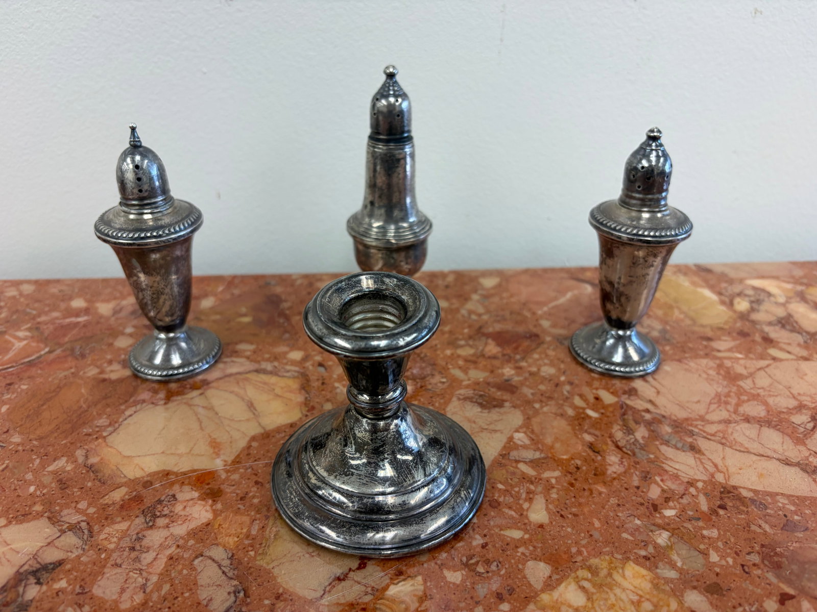 Weighted Sterling Lot (4): largest, 5.5".