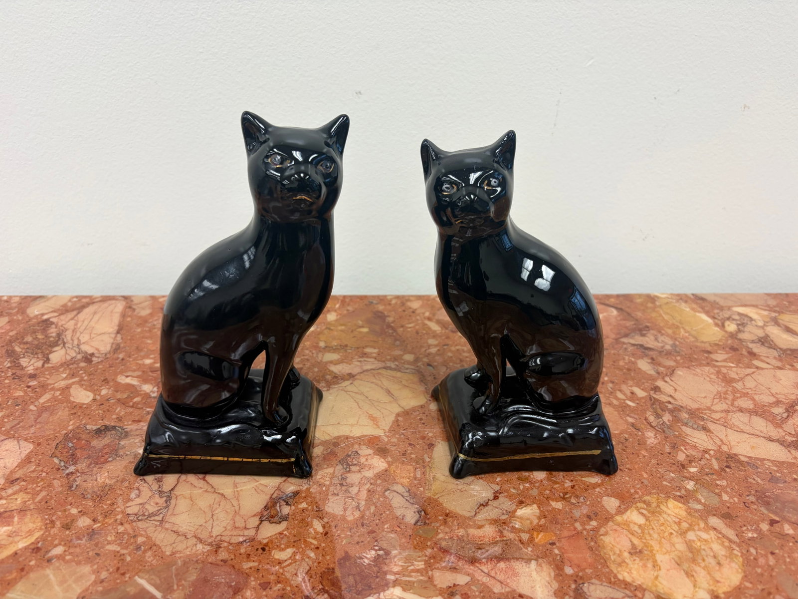 Staffordshire Style Cats: 7".