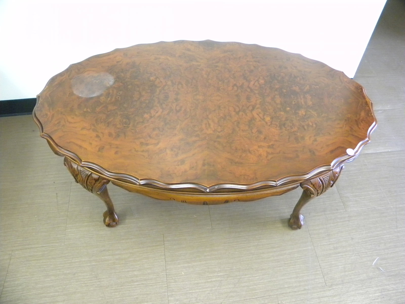 Carved Coffee Table: 19"x48"x30"