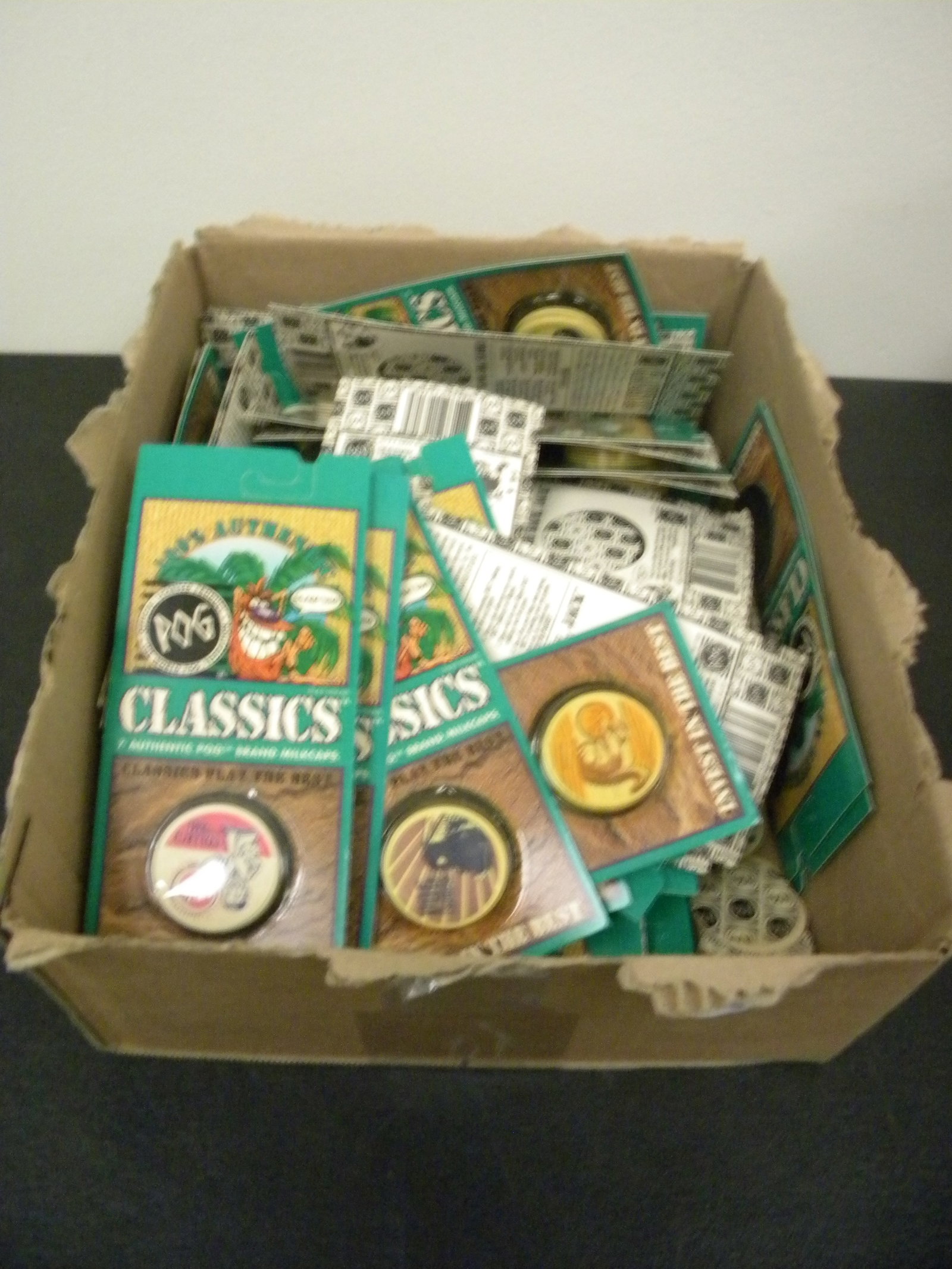 Box Lot of Pog Classics Brand Milk Caps (1 of 4)