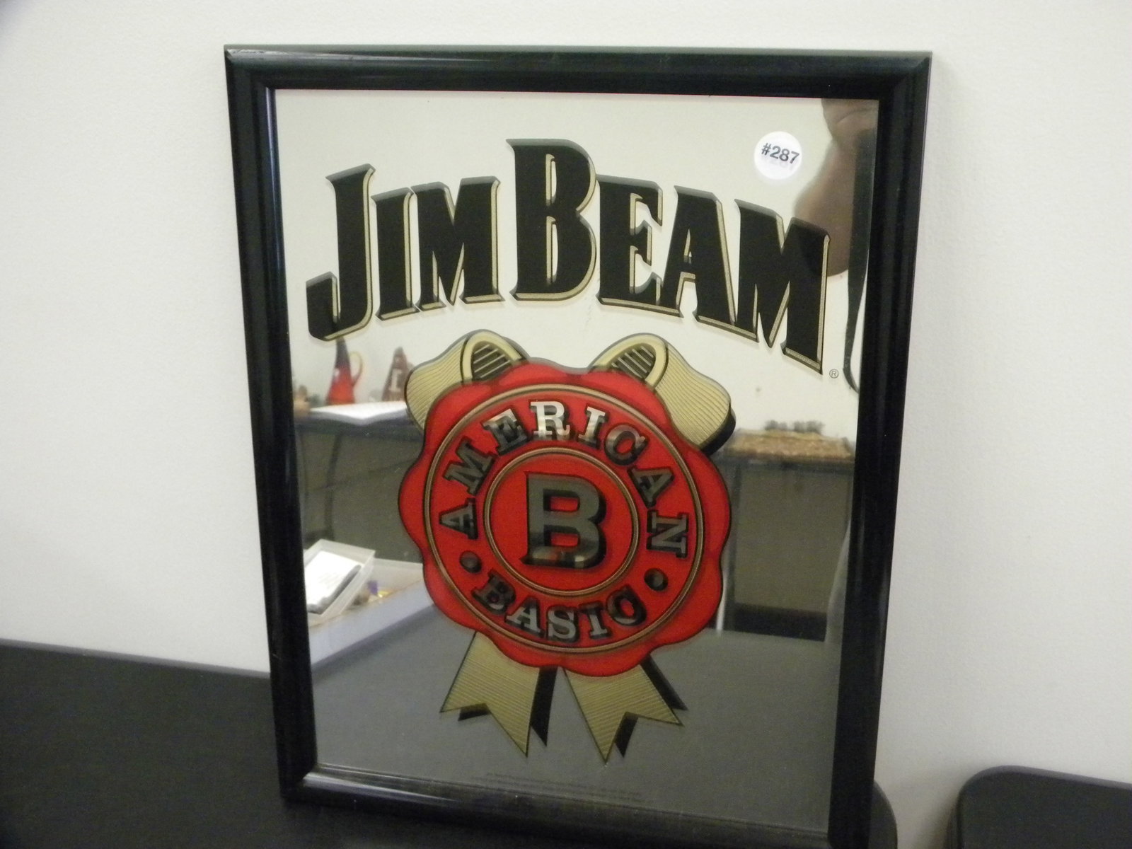 Jim Beam Adv Mirror: 16"x 20"