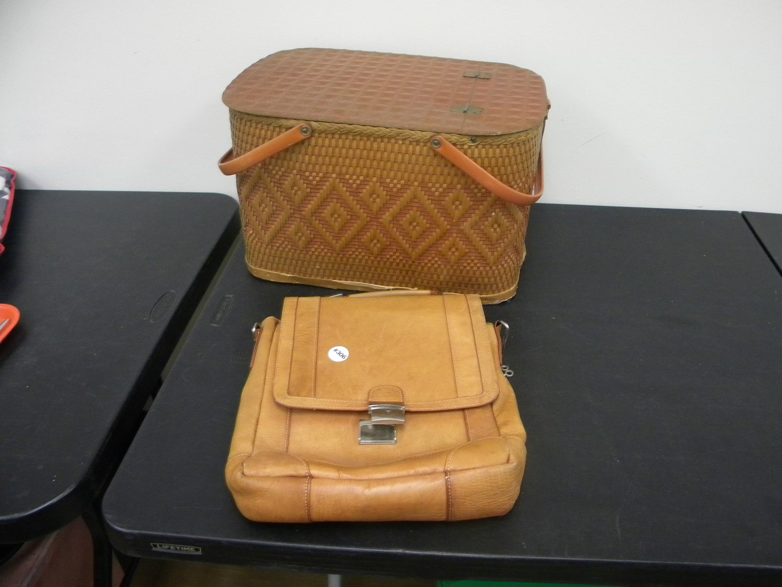 MCM Picnic Basket and Leather Bag (1 of 3)