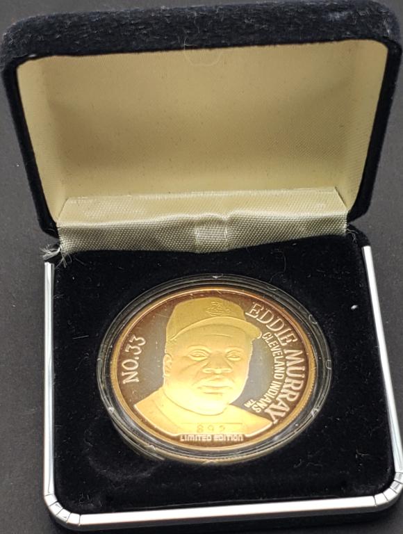 EDDIE MURRAY 1ozt .999 SILVER ROUND (1 of 3)