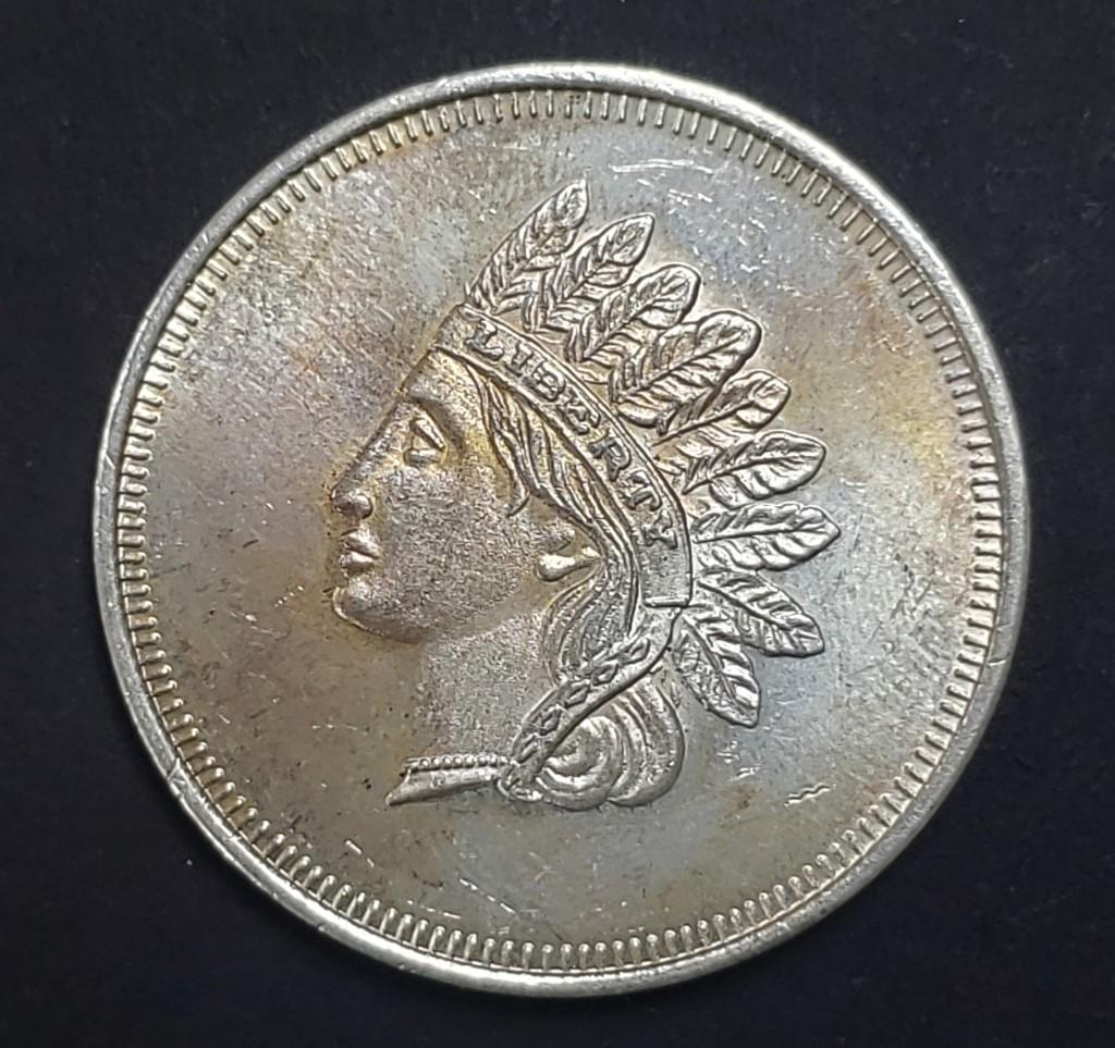 INDIAN HEAD 1ozt .999 SILVER ROUND (1 of 2)