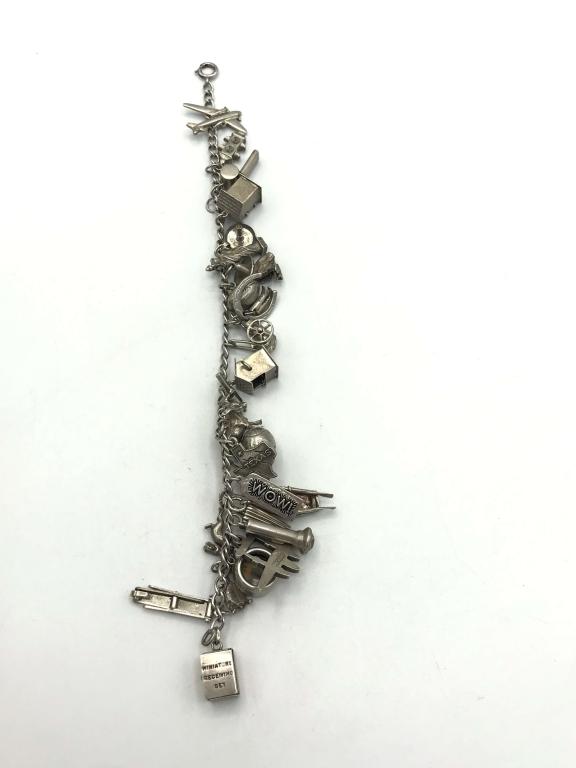 CHARM BRACELET VINTAGE LOADED! (1 of 6)