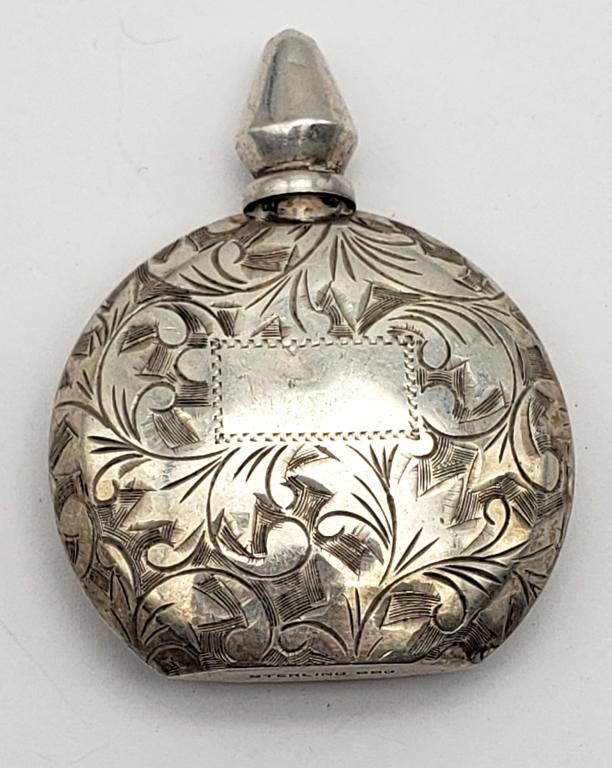 ANTIQUE STERLING PERFUME BOTTLE (1 of 5)