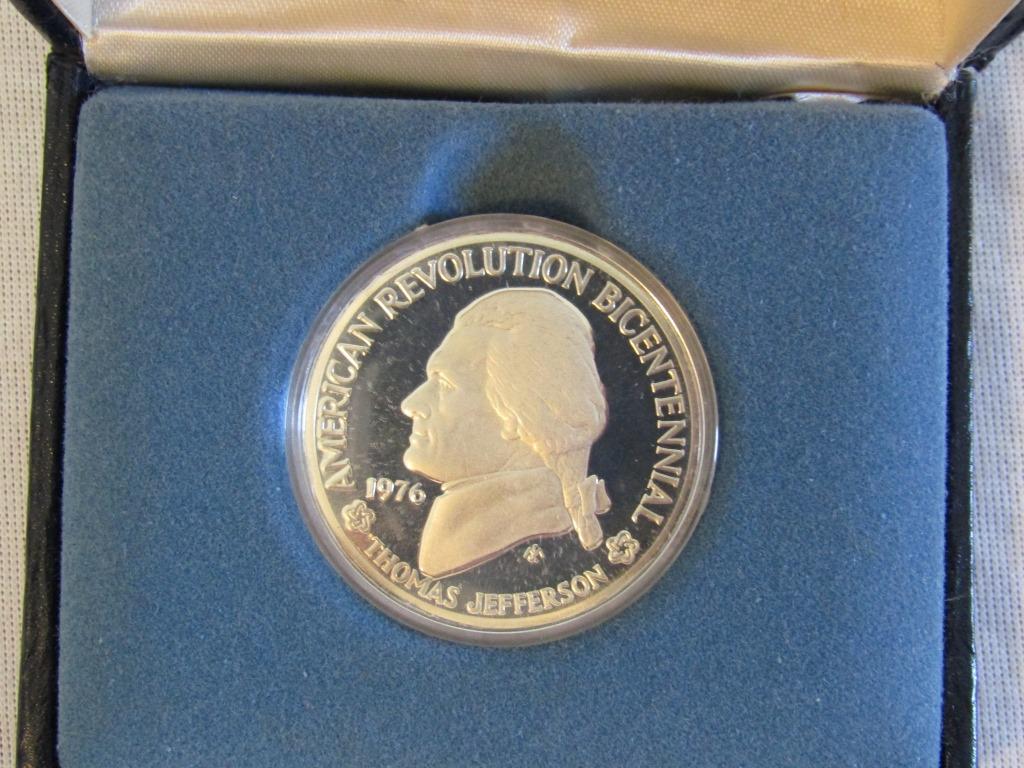 1976 BICENTENNIAL COMMEM SILVER MEDAL (1 of 3)