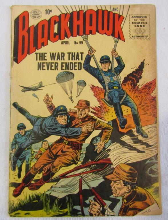 BLACKHAWK #99 QUALITY COMICS APRIL 1956 (1 of 2)