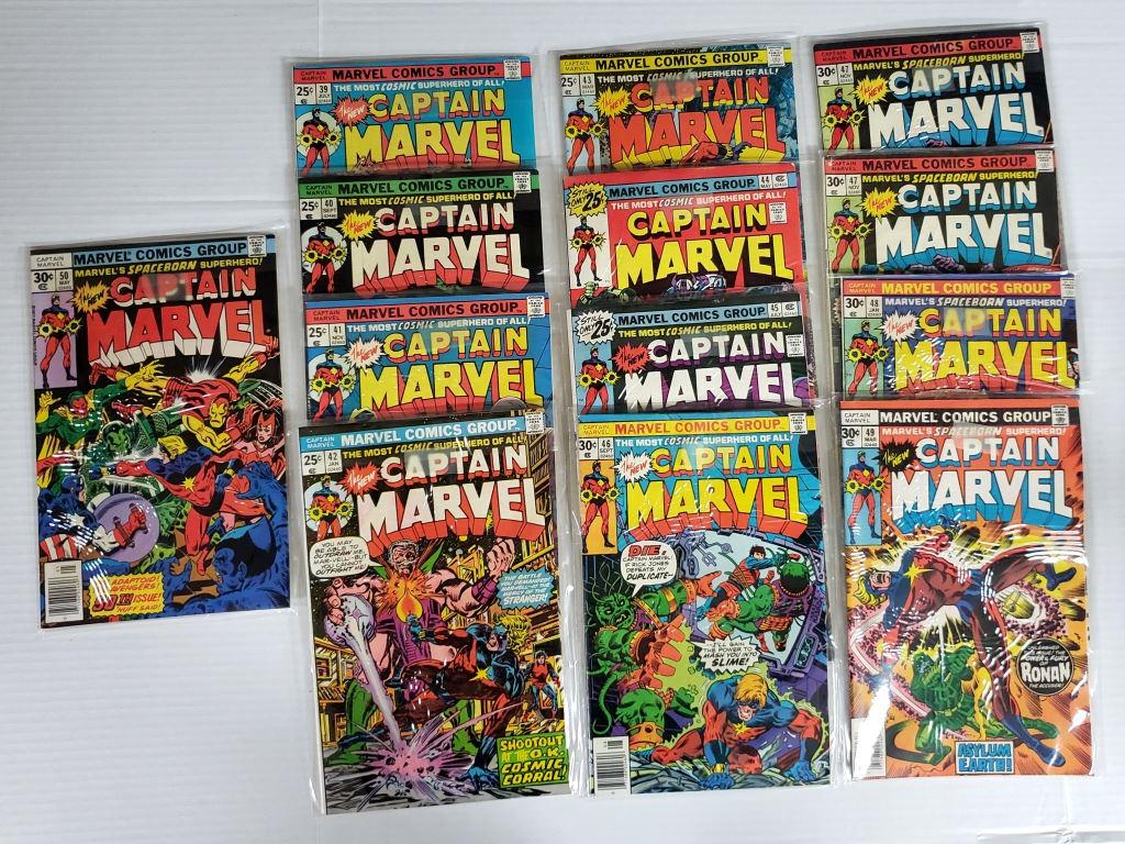 13-MARVEL COMICS CAPTAIN MARVEL (1 of 7)
