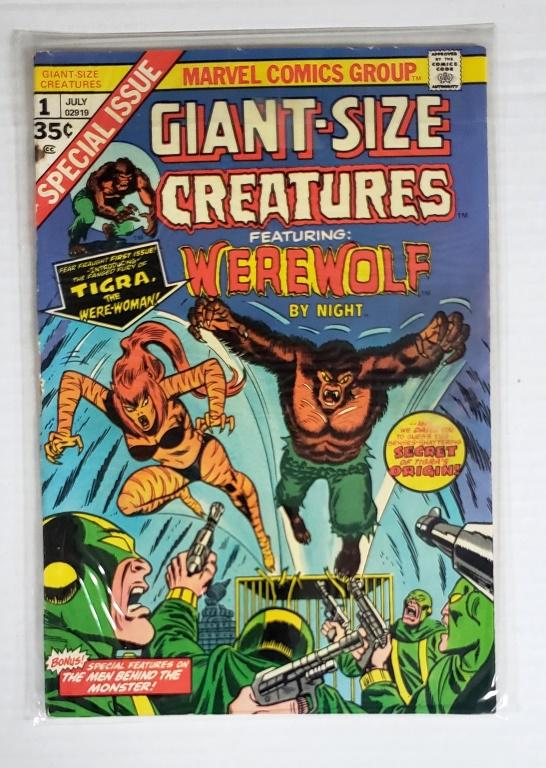 Marvel Comics GIANT-SIZE CREATURES #1 (1974) Tigra (1 of 2)