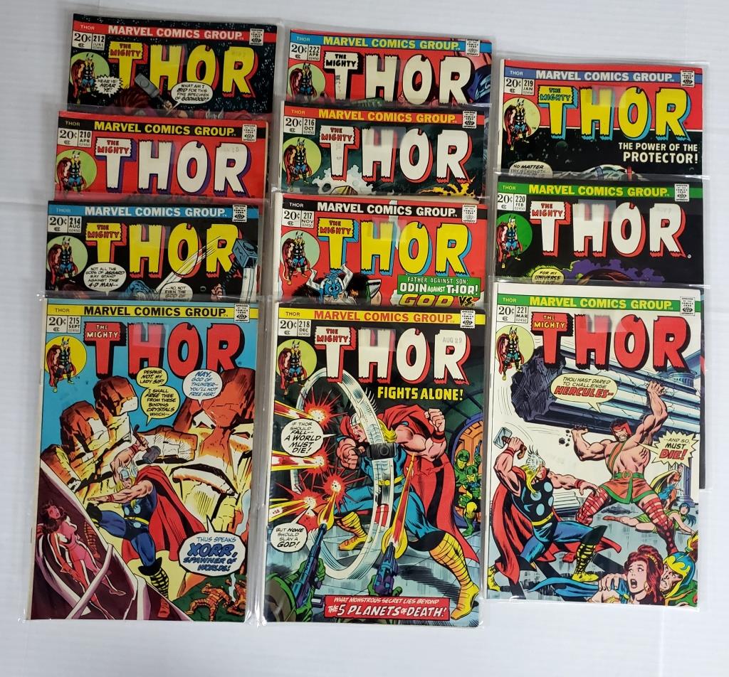 11-MARVEL THE MIGHTY THOR 20c COMIC ISSUES (1 of 7)