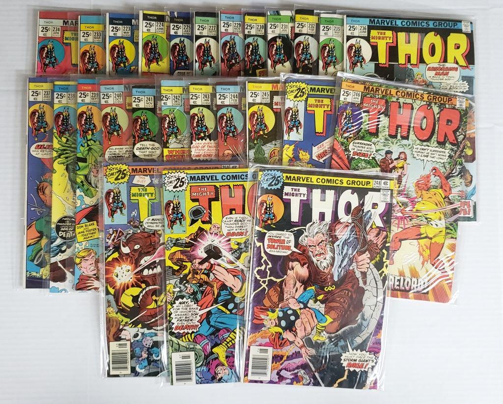 26-MARVEL THE MIGHTY THOR 25c COMIC ISSUES (1 of 11)