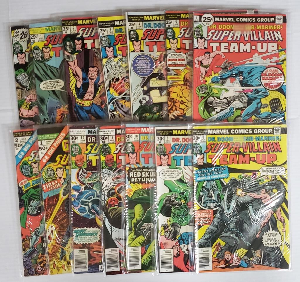MARVEL SUPER-VILLAIN TEAM-UP #1 thru #12 (1 of 7)