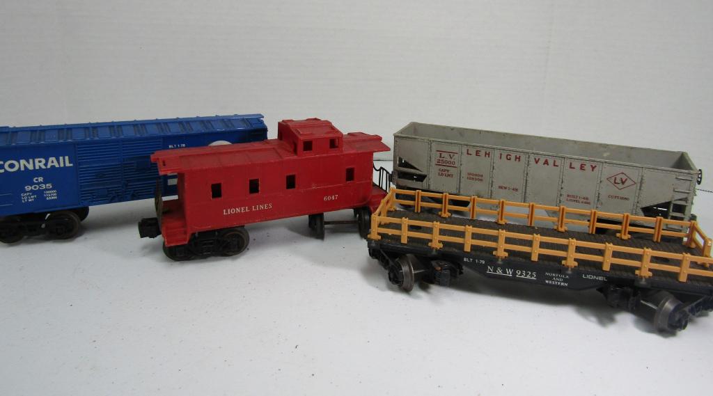 4-LIONEL TRAIN CARS #9035 CONRAIL, (1 of 12)