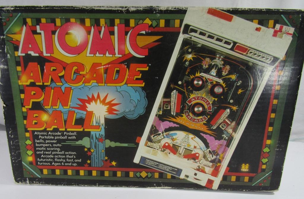 Vintage Atomic Arcade Pinball Table Top Game! (1 of 5)