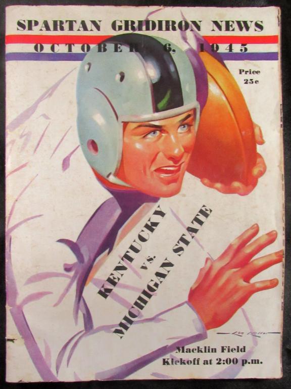 1945 SPARTAN GRIDIRON NEWS: KENTUCKY VS. MICHIGAN (1 of 5)