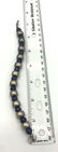 STERLING BREADED BRACELET 14.7 DWT TOTAL - 2