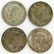4 - GREAT BRITAIN ONE FLORIN SILVER COINS