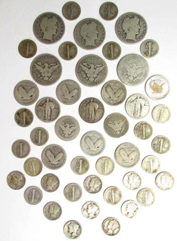 90% SILVER LOT ($9.00 FACE VALUE) (1 of 2)