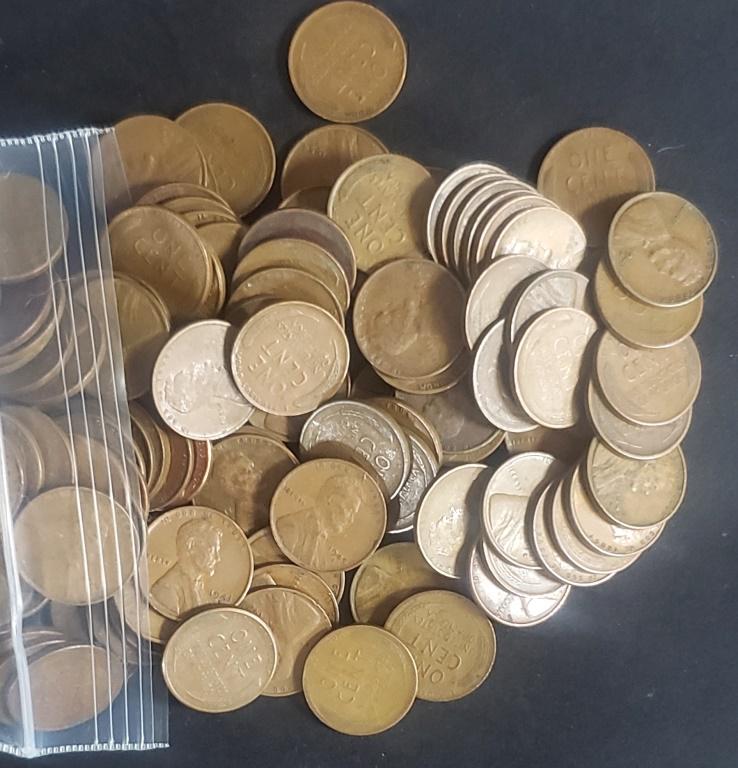 SAN FRANCISCO MINT WHEAT CENT LOT (1 of 1)