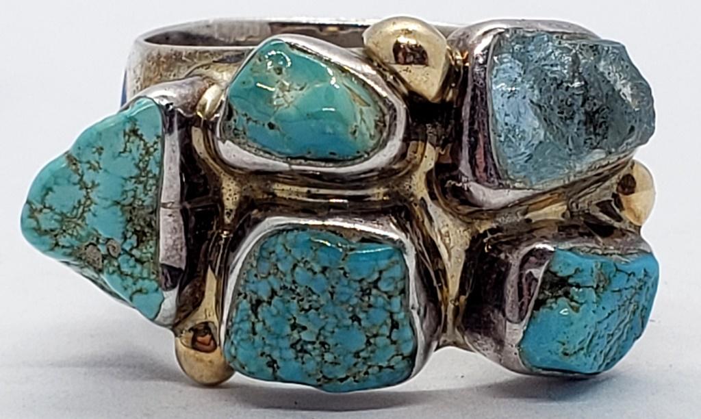 LILLY BARRACK 14k & STERLING RING (1 of 6)