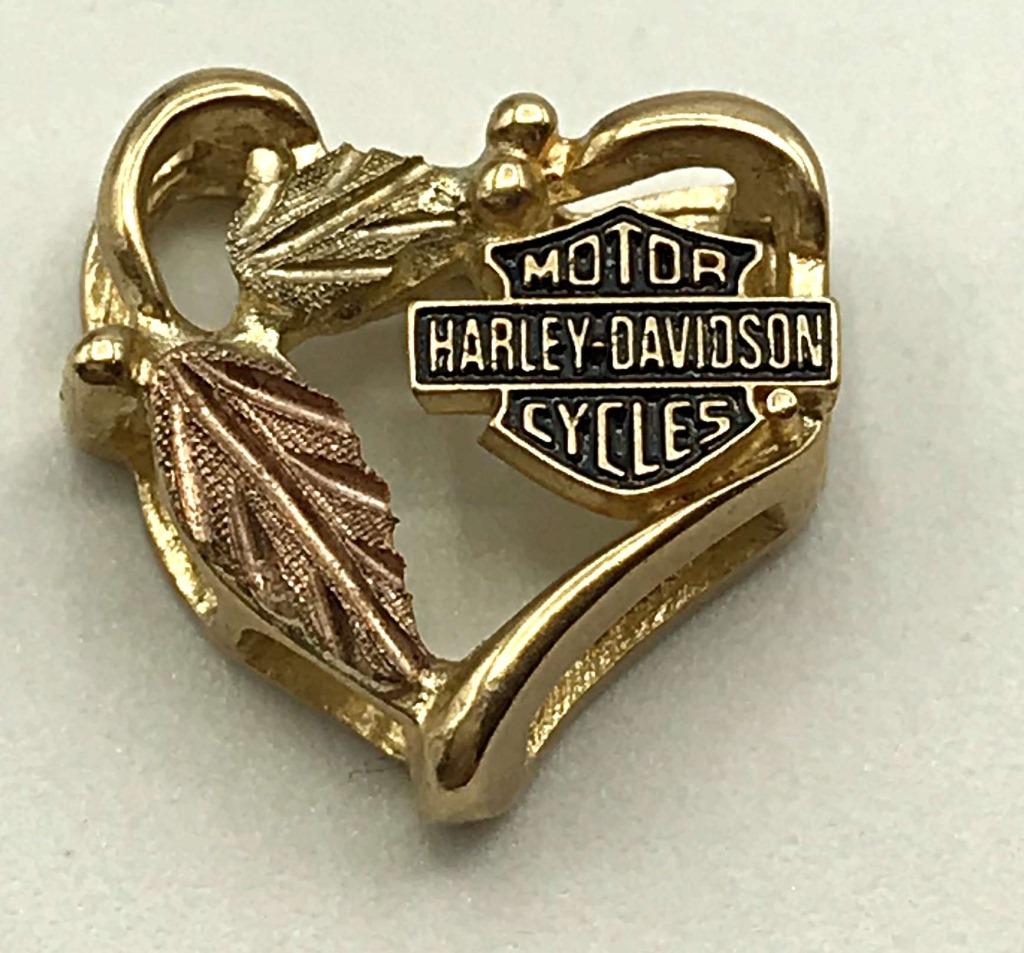 10K HARLEY DAVIDSON GOLD PENDANT (1 of 3)