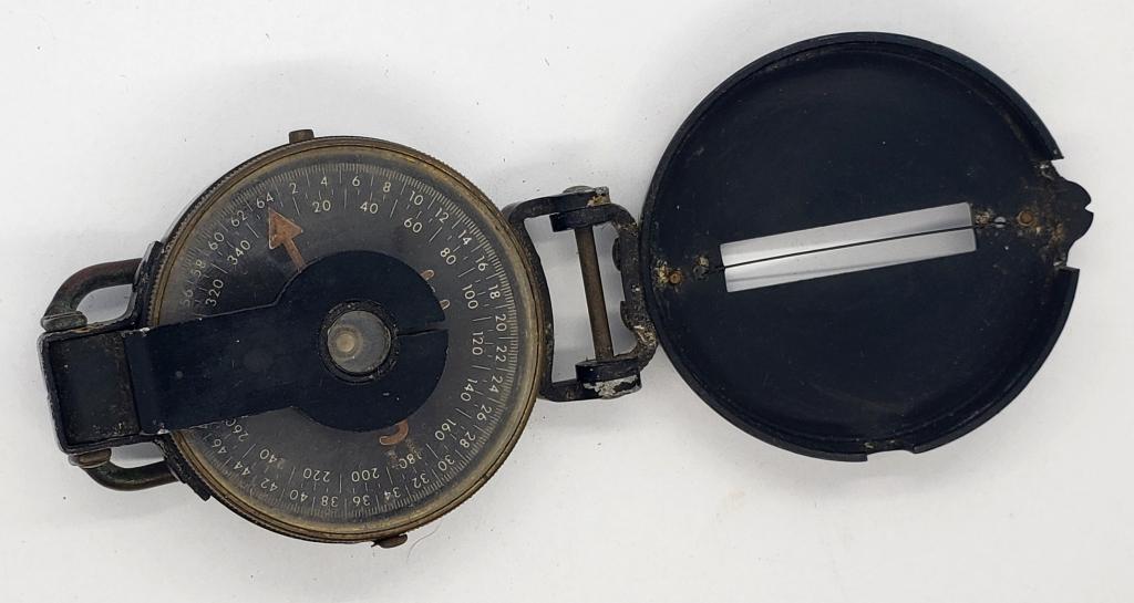 WWII W & LE Gurley Military Compass Troy, Ohio (1 of 5)