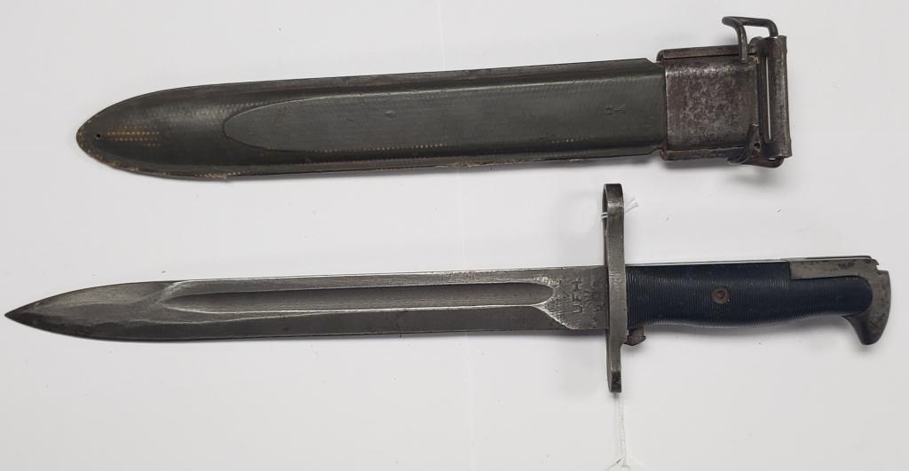 AFH US M1 Garand Bayonet W/Flaming Bomb (1 of 9)