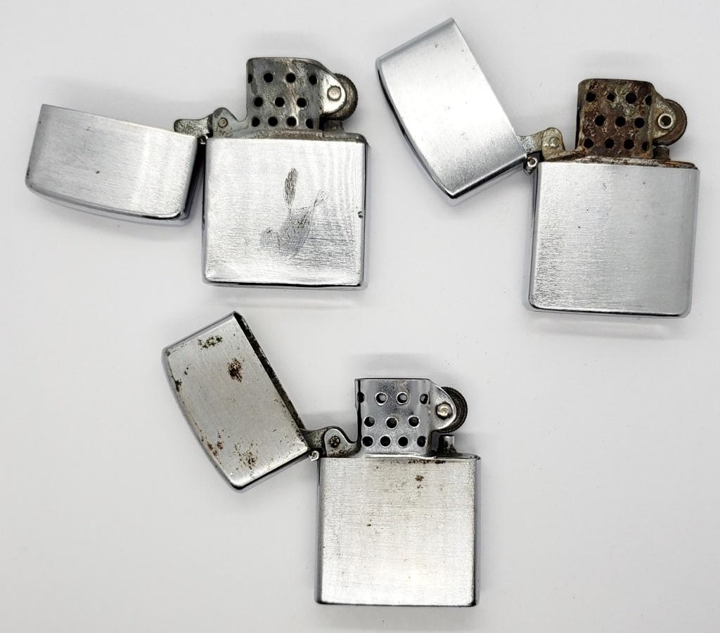 3 Vintage Lighters Japan & Reliance